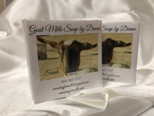 Load image into Gallery viewer, Myrrh with olive oil. Goat Milk Soap 4.8 oz bar